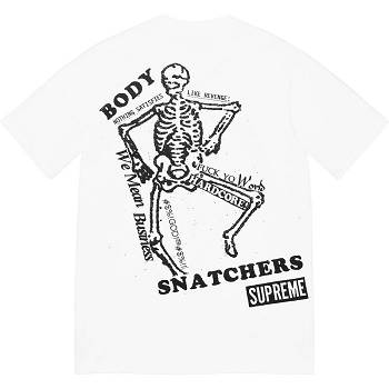 White Supreme Body Snatchers Tee T Shirts | Supreme 386PQ